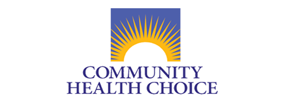 Logotipo de elección de salud comunitaria.
