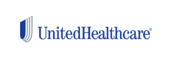 Logotipo de United Healthcare sobre fondo verde.
